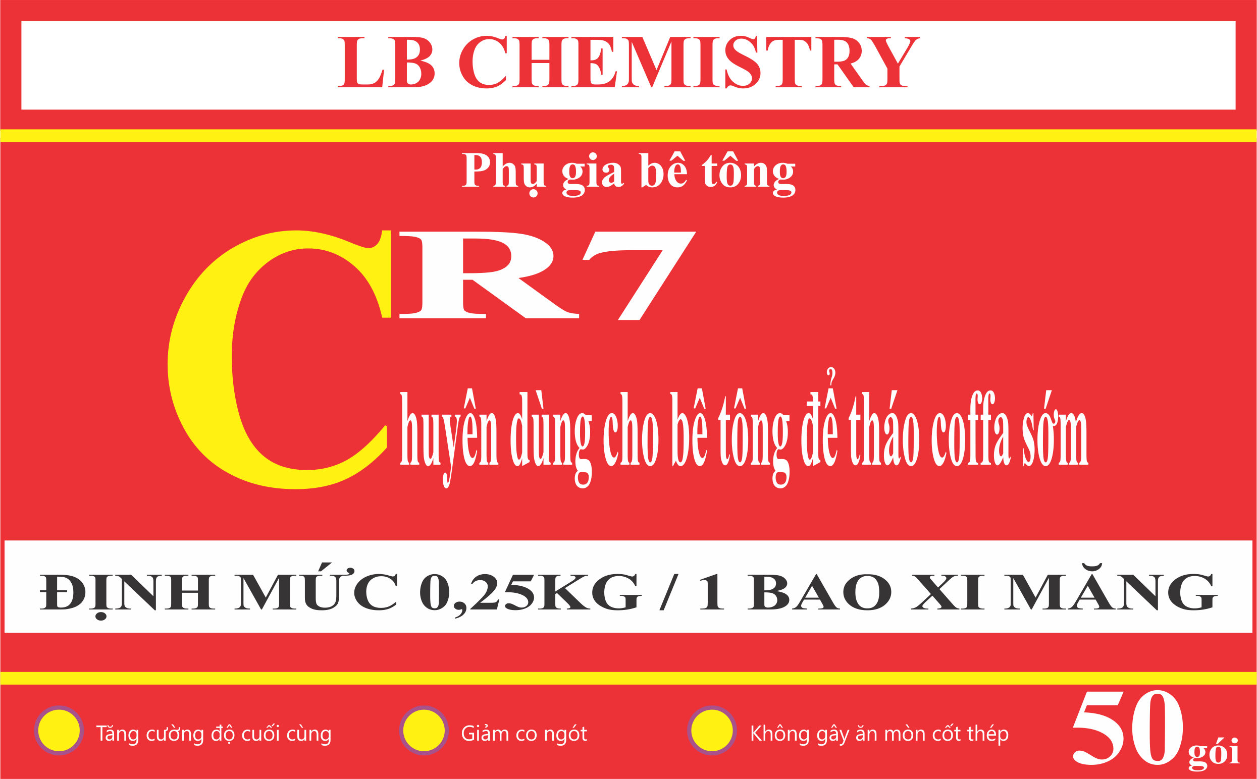 PHỤ GIA ĐÔNG KẾT NHANH R7 - LB Chemistry