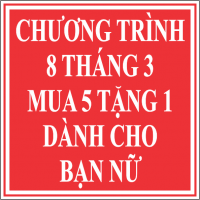 chương trình khuyến mãi 8 tháng 3